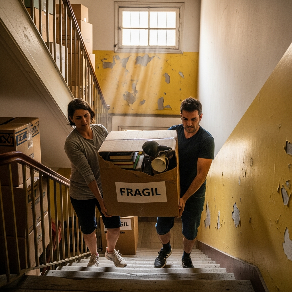 Cómo mudarte a un edificio sin ascensor en Chile (sin morir en el intento)