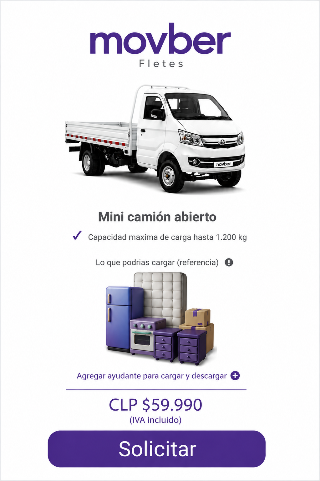 Camioneta Movber